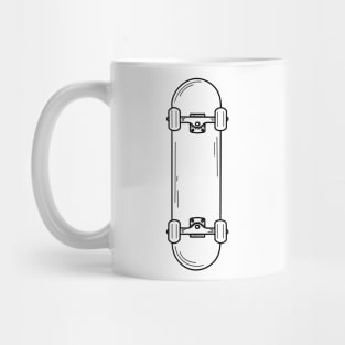 simple Skateboard Mug